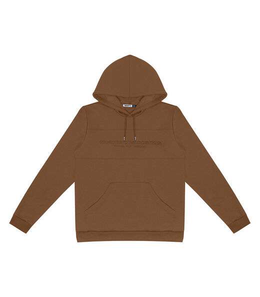 Blusão Juvenil Masculino Com Capuz Minty Marrom