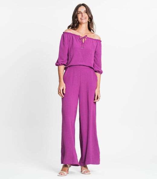 Blusa Feminina Ciganinha Rovitex Roxo