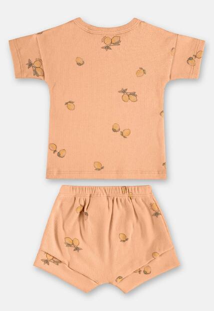 Conjunto Blusa Short Ribana Nature Up Baby