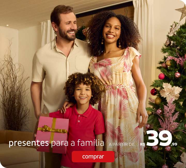 Presentes para a Família a partir de R$29,99