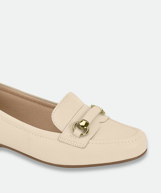 Mocassim Loafer Feminino Modare 7014287 Bege