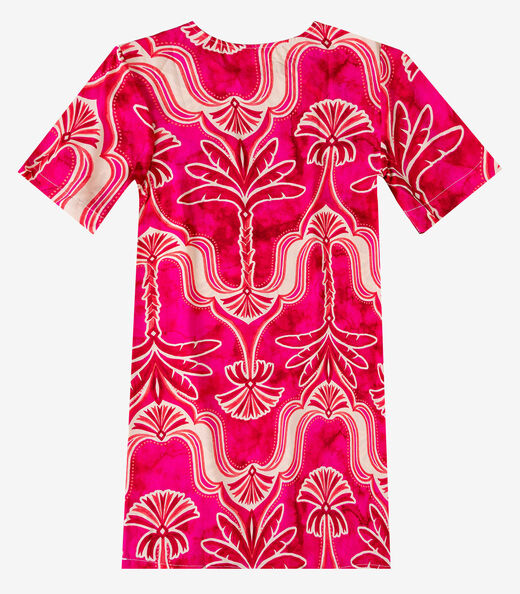 Vestido Curto Com Pence Infinita Cor Rosa