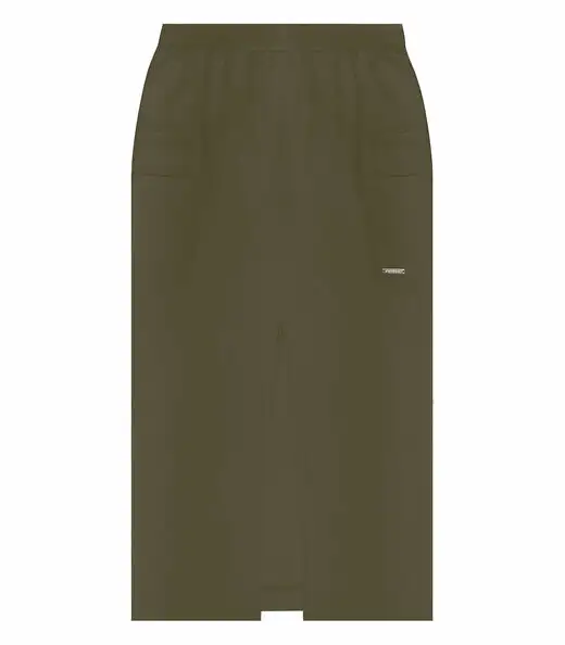 Saia Midi Cargo Feminino Rovitex Verde