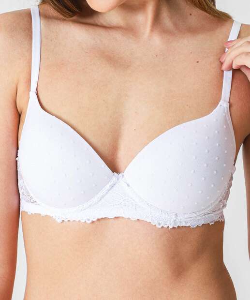 Sutiã de Renda Com Base Marisa