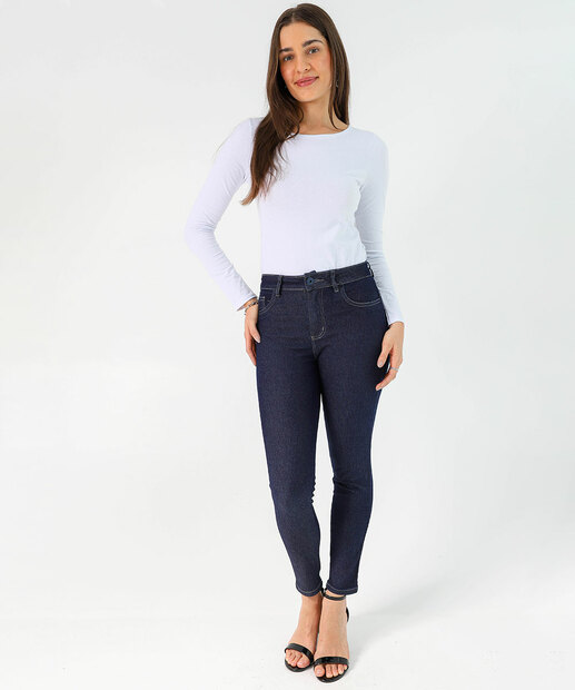 Blusa Feminina Cotton Manga Longa Marisa