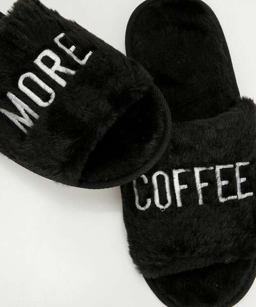 Pantufa Feminina Pelúcia Frase Marisa