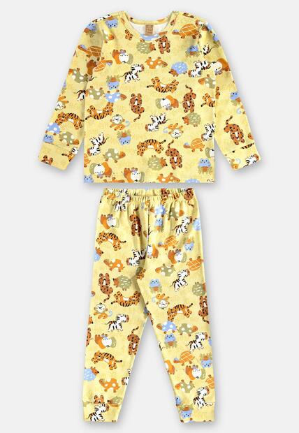Pijama Longo Infantil Unissex Suedine Up Baby