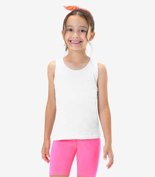 Image_Regata Básica Infantil Feminina Rovitex Kids Branco