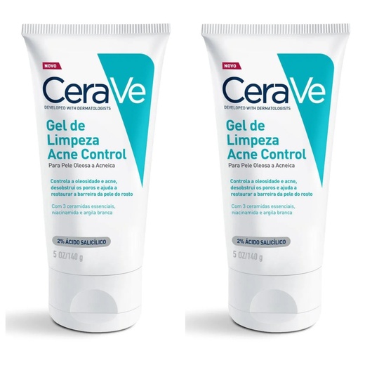 Image_Kit com 2 Unidades de Cerave Acne Control - Gel De Limpeza 60g