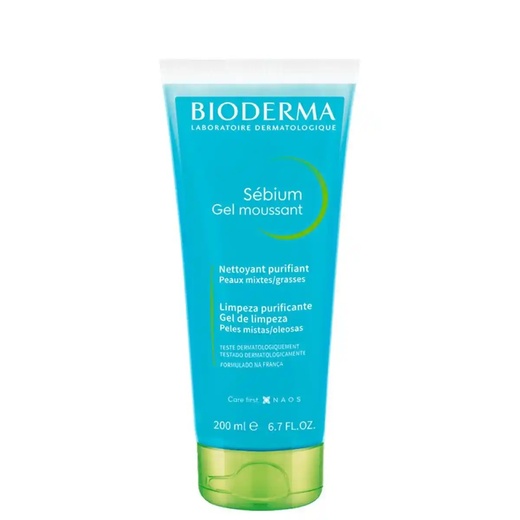 Image_Bioderma Sébium Gel Moussant Gel de Limpeza Antioleosidade Facial 200ml