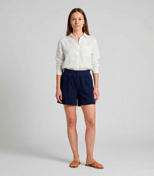 Image_Shorts Feminino Moletinho Gorgurinho Infinita Cor Azul