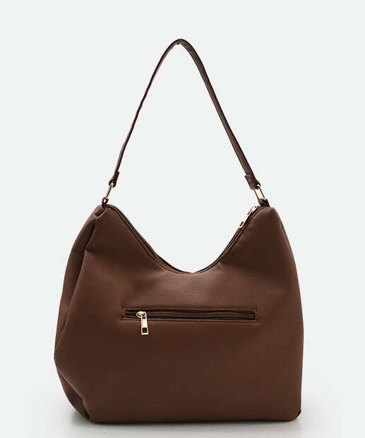 Bolsa De Ombro Tote Feminina Marisa Marrom