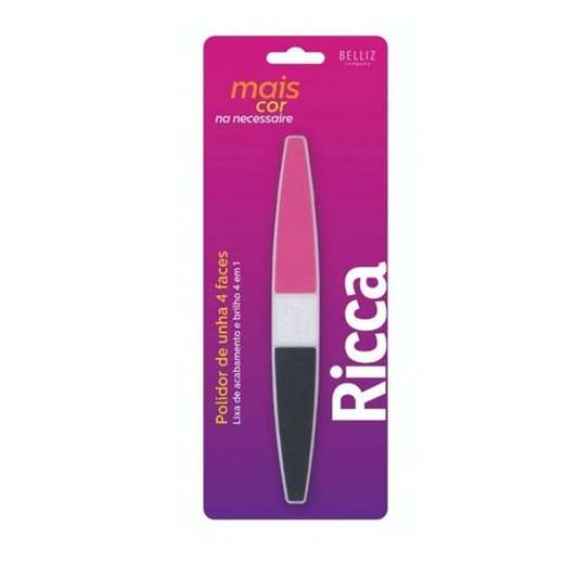 Image_Polidor Lixa de Unha 4 Faces Acabamento e Brilho Ricca