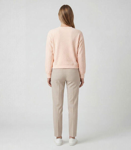 Blusão Feminino Manga Longa Infinita Cor Rosa