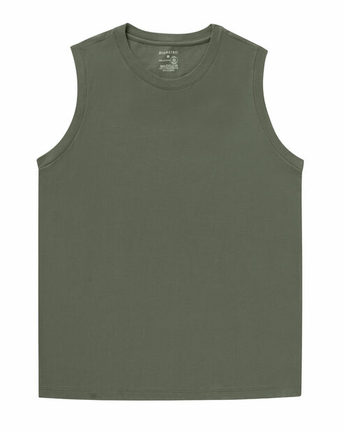 Regata Masculina Básico Meia Malha Diametro Verde