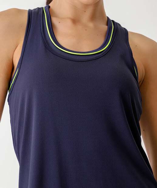  Blusa Regata Feminina Fitness Marisa