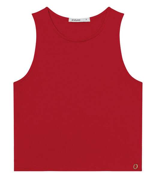 Regata De Viscotorcion Básica Feminina Endless Vermelho