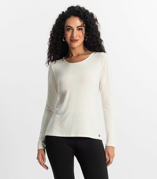 Image_Blusa Feminina Manga Longa Rovitex Bege