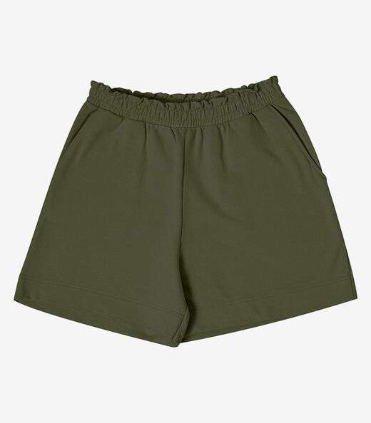 Image_Shorts Feminino em Moletom Sarjado Rovitex Verde