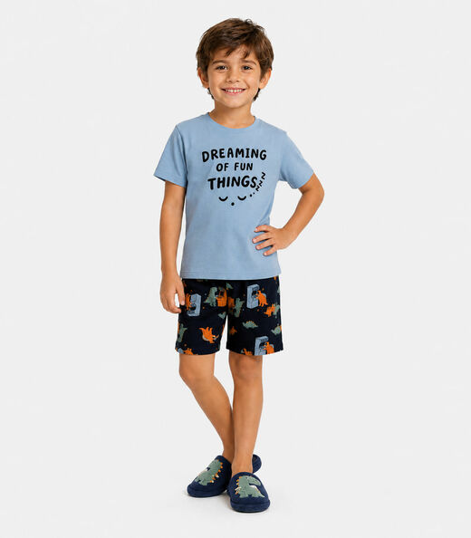 Pijama Infantil Masculino Select Cinza