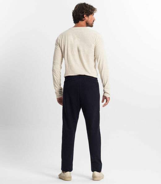 Calça Masculina Plus Size Moletom Premium Diametro Azul