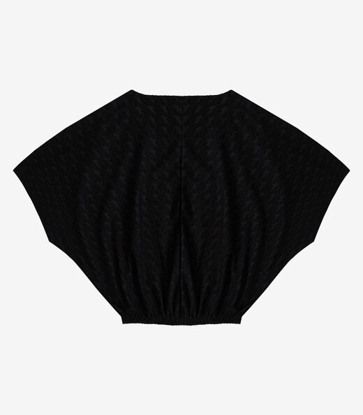 Blusa Feminina Em Malha Tunis Infinita Cor Preto