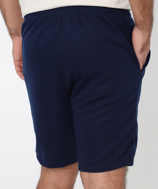 Bermuda Masculina Moletom Marisa Azul