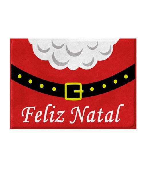 Tapete Natalino Rozac Vermelho