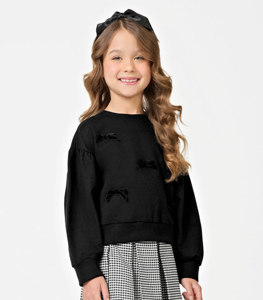 Conjunto Blusão com Saia Feminino Trick Nick Preto
