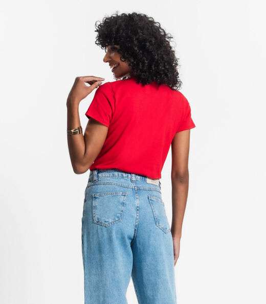 Blusa Feminina Básica Visco Tricot Rovitex Laranja