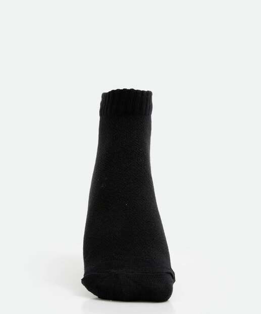 Kit 3 Pares Meias Infantil Cano Curto Básicas