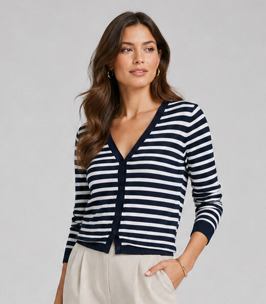Image_Cardigan Feminino Em Tricot Infinita Cor Azul