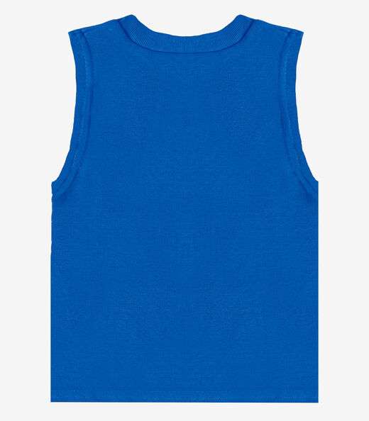 Regata Básica Infantil Lisa Soletex Azul