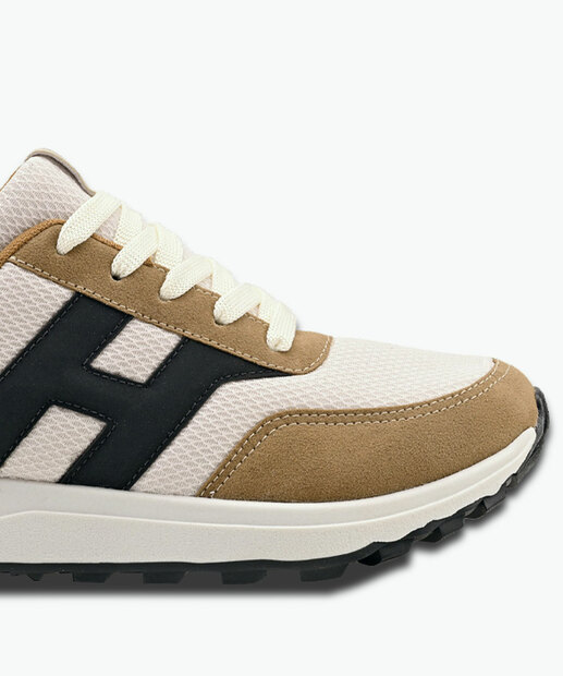 Tênis Casual Masculino Recorte Host Off White