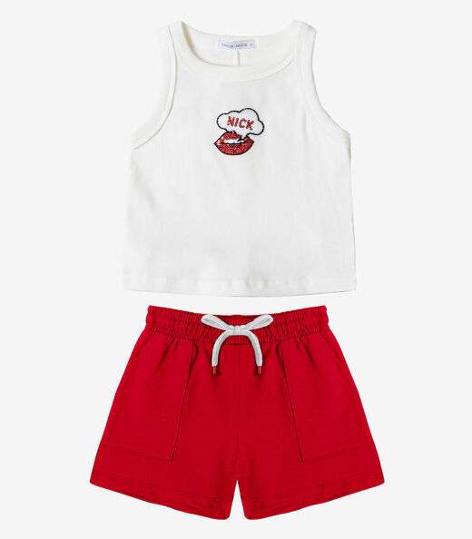 Image_Conjunto Regata Com Shorts Infantil Trick Nick Bege