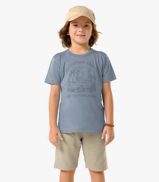 Image_Conjunto Infantil Camiseta Com Bermuda Trick Nick Azul