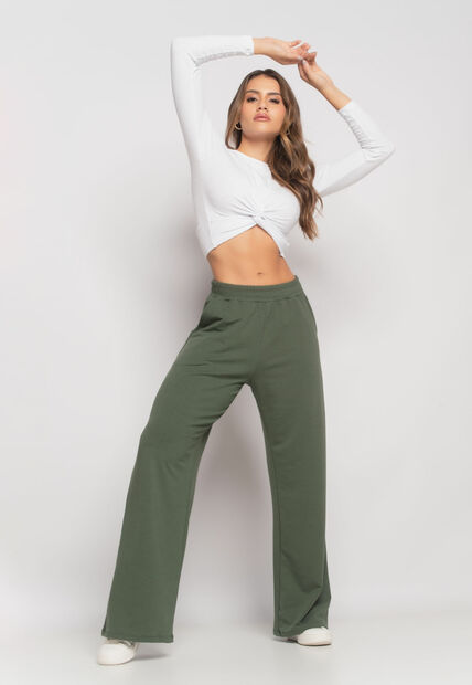 Image_Cal?a Wide Leg Com Bolso Moletinho Verde Salvatore