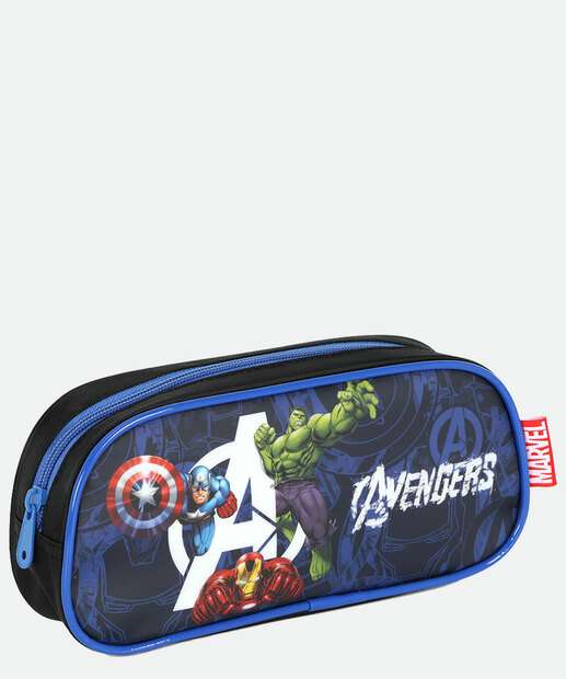 Estojo Escolar Infantil Vingadores Marvel