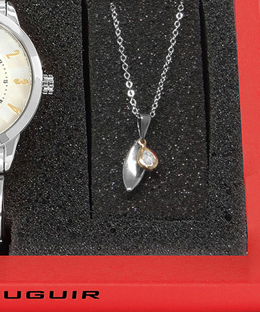 Kit Relógio Feminino Tuguir TG30236