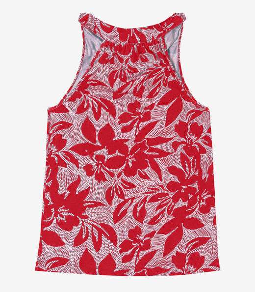 Regata Feminina em Viscotorcion Rovitex Vermelho