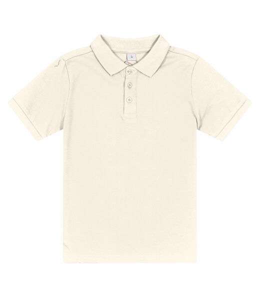 Image_Polo Infantil Masculina Em Cotton Trick Nick Bege