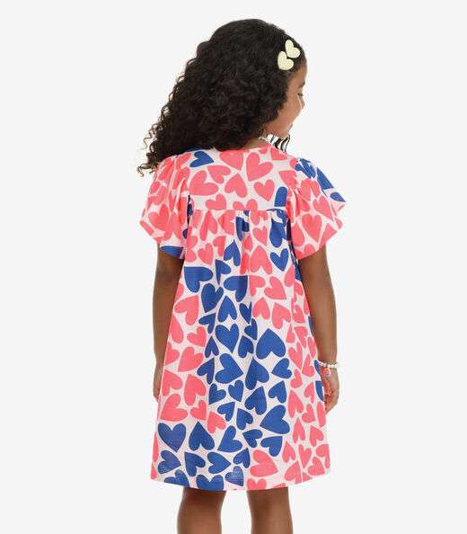 Vestido Feminino Meia Malha Rovi Kids Rosa