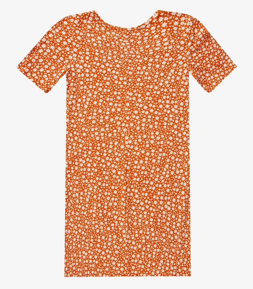Vestido Feminino Estampado Select Laranja