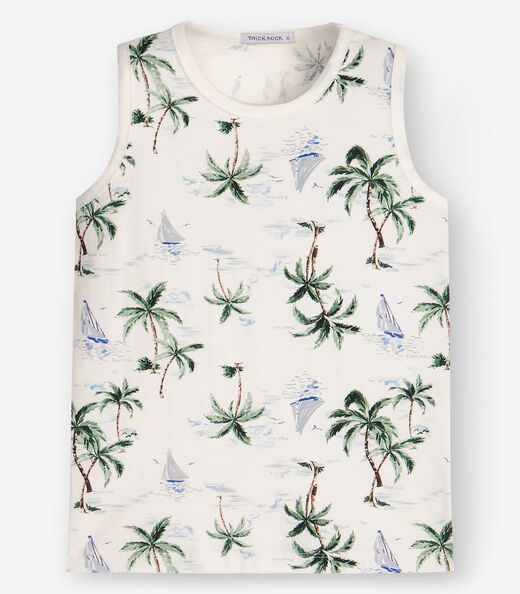 Regata Masculino Cotton Leve Trick Nick Bege