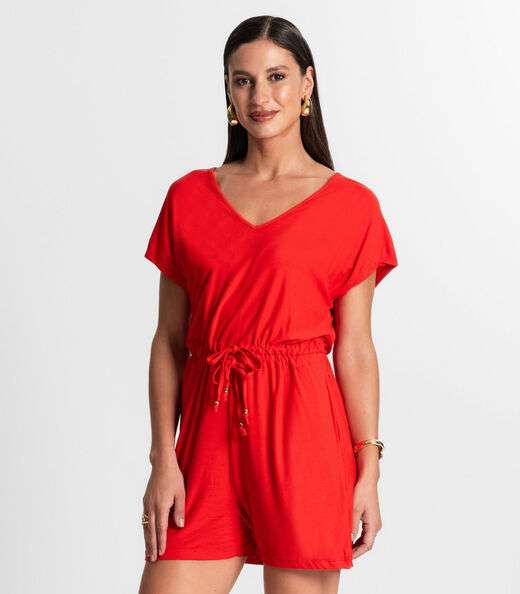 Macaquinho Feminino Rovitex Laranja