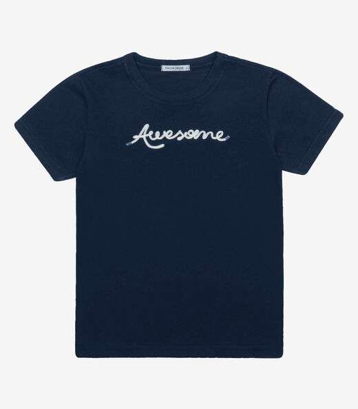 Camiseta Menino Cotton Trick Nick Azul