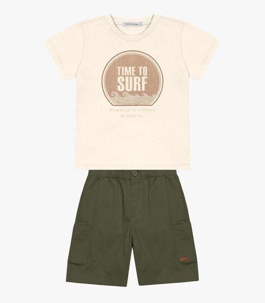 Image_Conjunto Infantil Masculino Trick Nick Bege