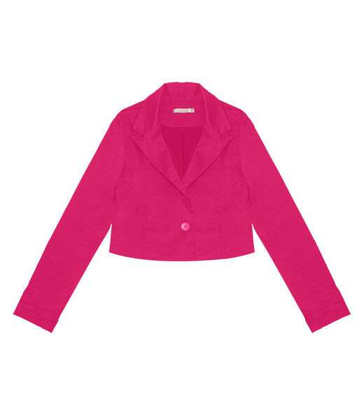 Blazer Cropped Feminino Endless Rosa