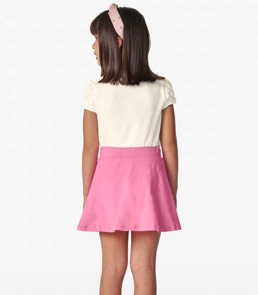 Blusa Feminina em Cotton Leve Trick Nick Off White