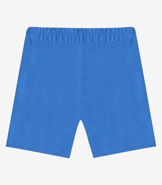 Bermuda Ciclista Infantil Básica Soletex Azul